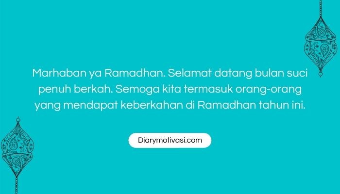 Ucapan Menyambut Ramadhan